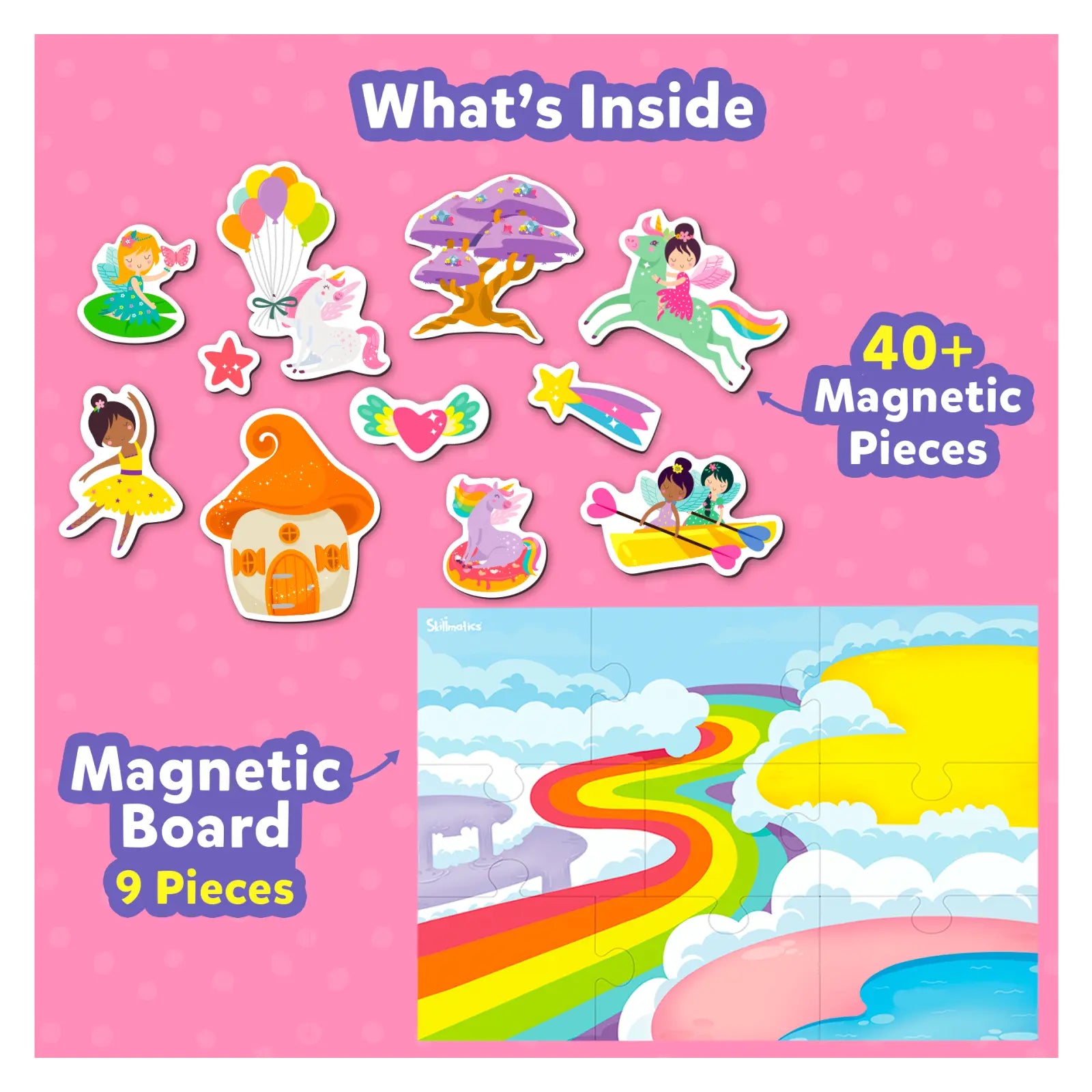 Magnetopia - Princess & Unicorn Land! | Interactive Pretend Play Set Multicolor