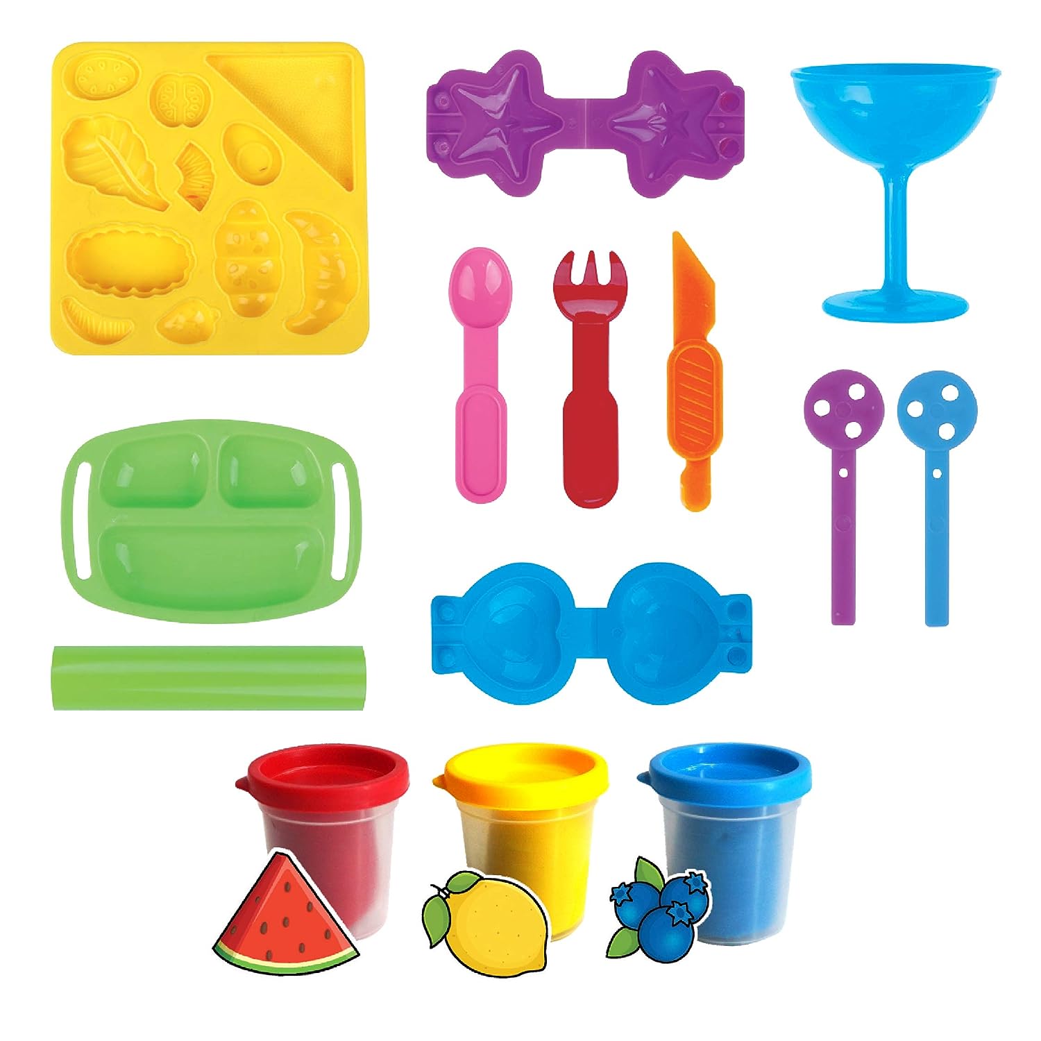Explore | Perfumed Dough | Mini Breakfast Party toy set - Multicolor