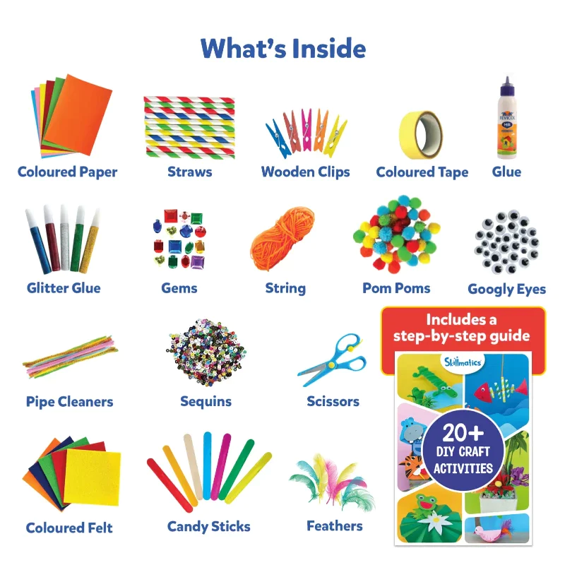 Skillmatics Ultimate Art & Craft Activity Chest | DIY Activity Set