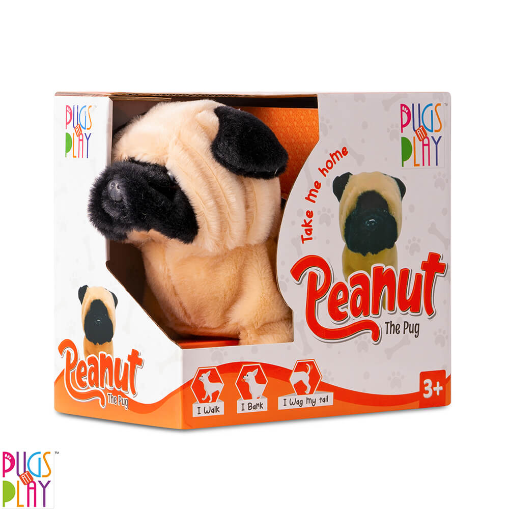 Pugs at Play Peanut Walking Dog – The Pug Toy Dog