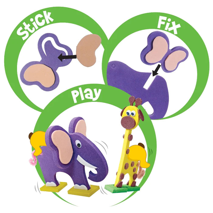 Imagi Make Mapology : Animals Around The World - Multicolor