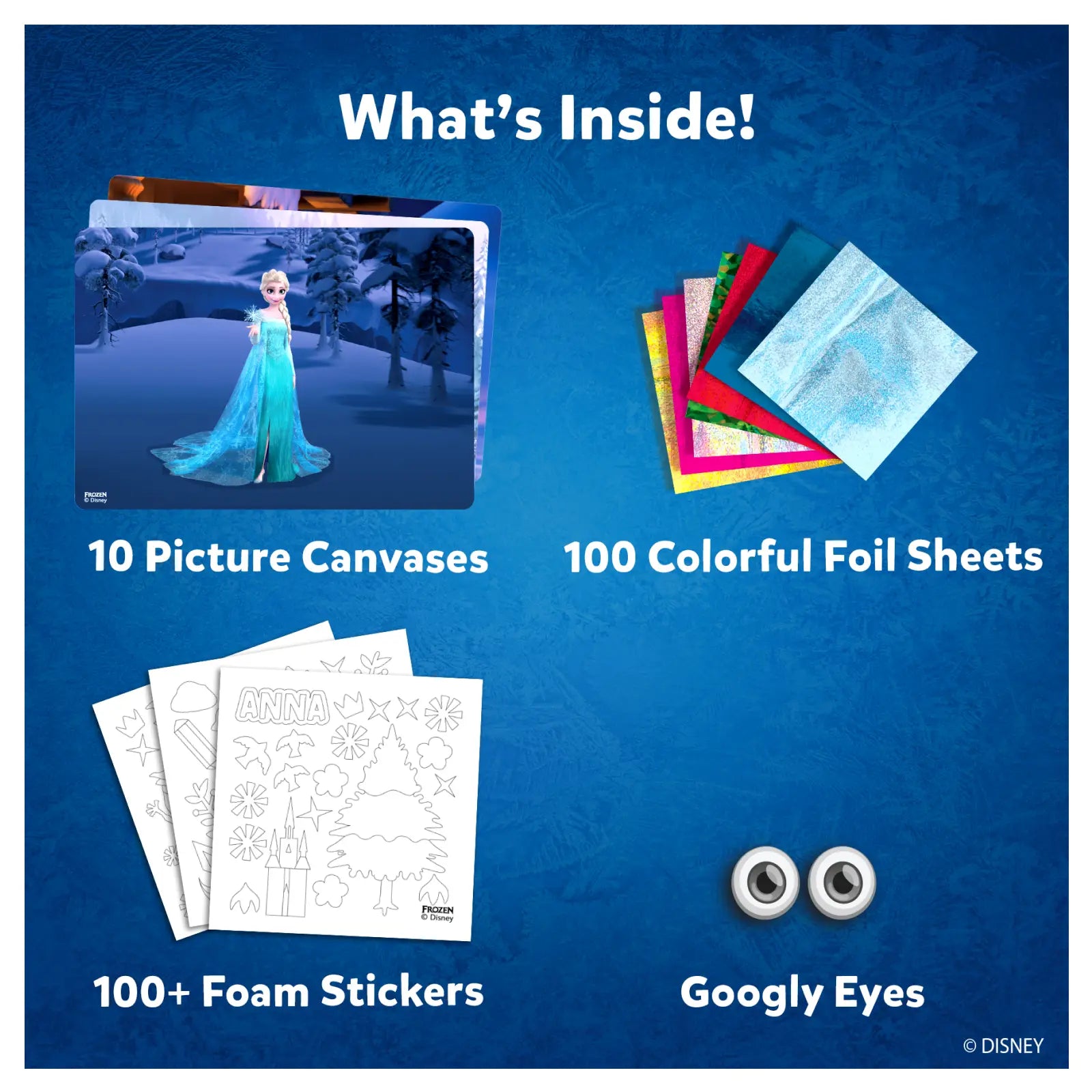 Foil Fun: Disney Frozen | No Mess Art Kit | Multicolor