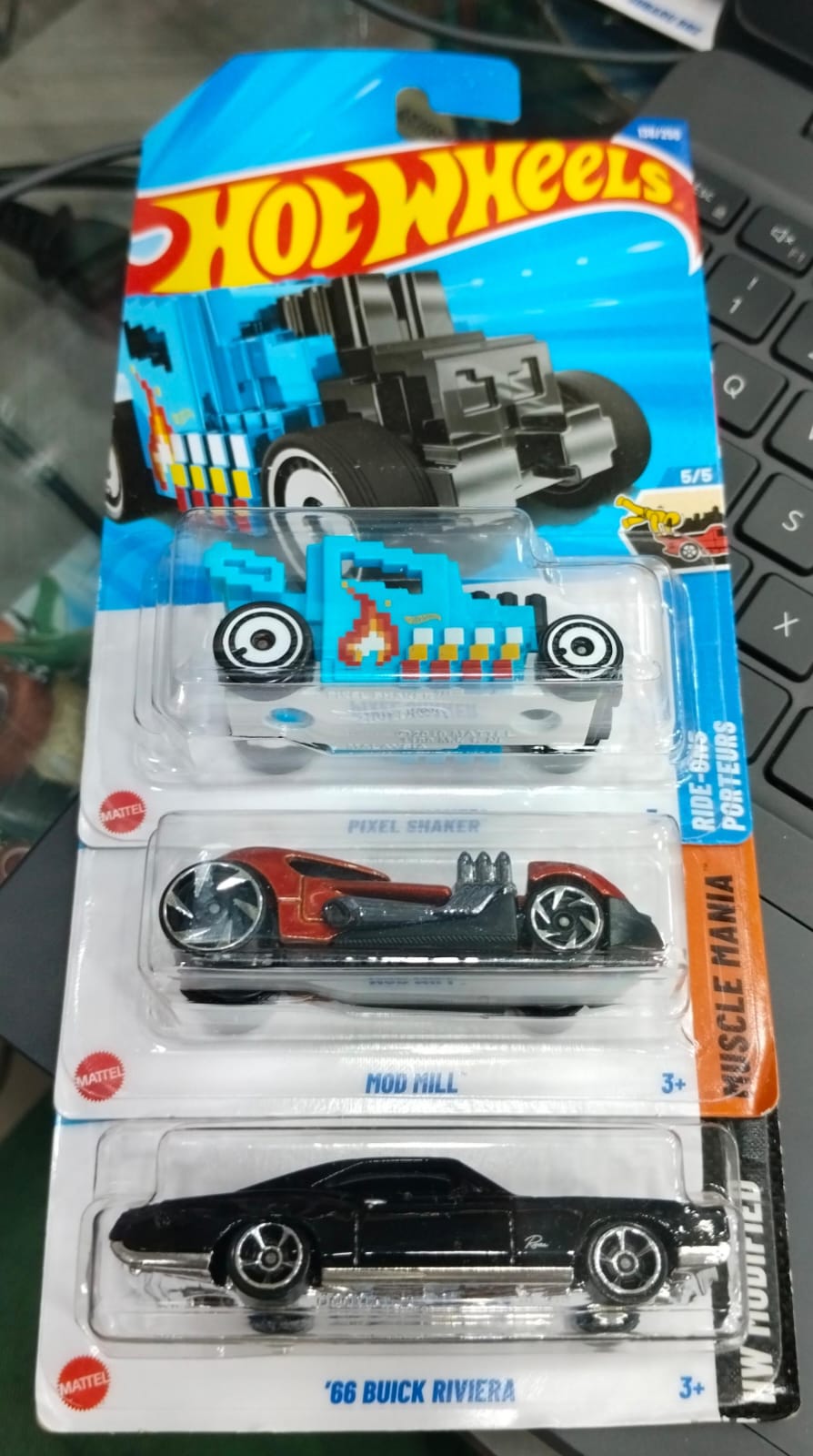 Hot Wheels Mainline - M Case 2025 - Combo Car 3 Pcs - Long Card