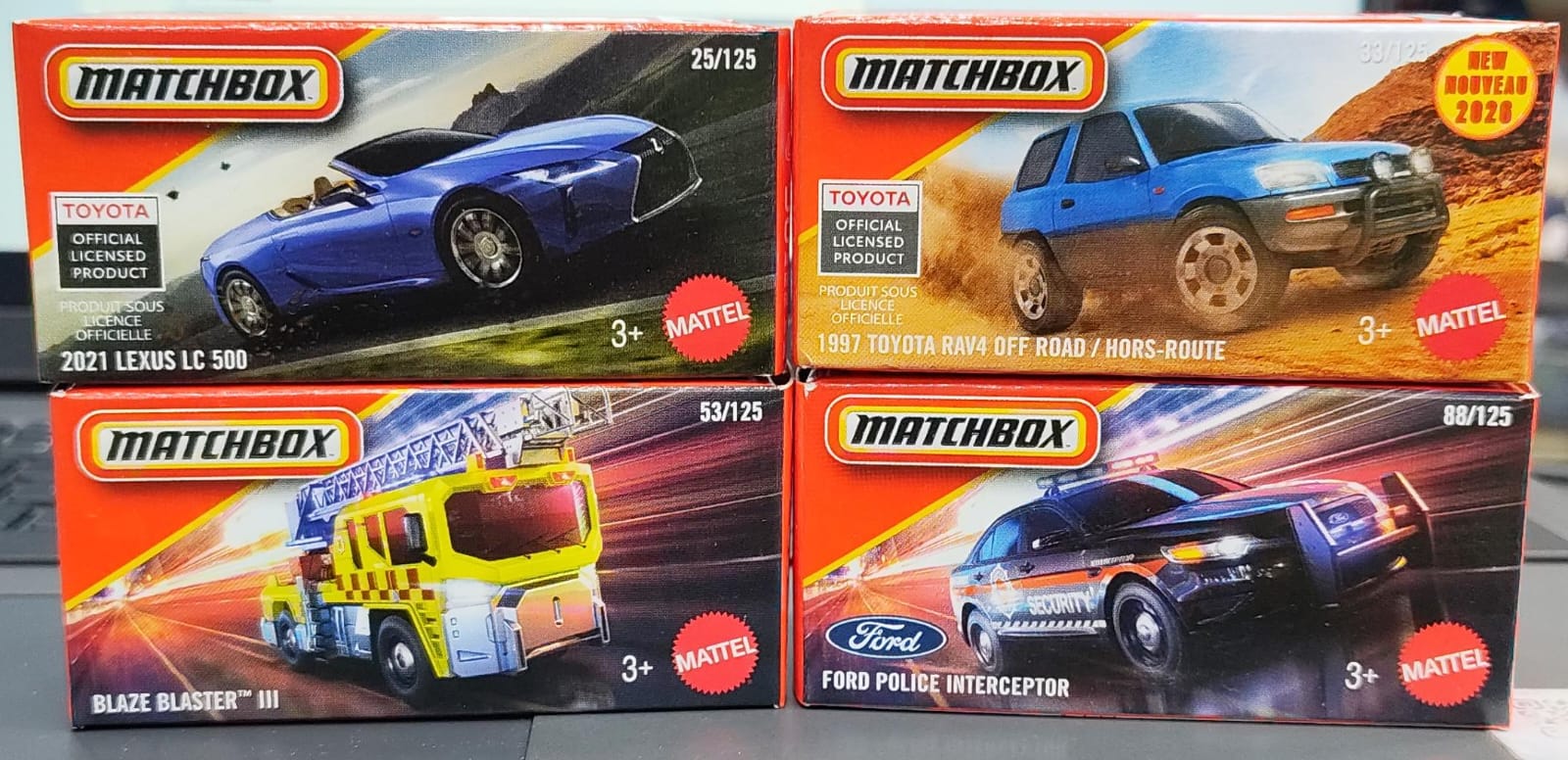 Matchbox Mainline - Combo Pack of 4 Cars - DNK70 - 001