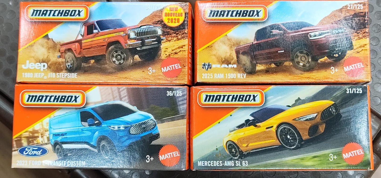 Matchbox Mainline - Combo Pack of 4 Cars - DNK70 - 002