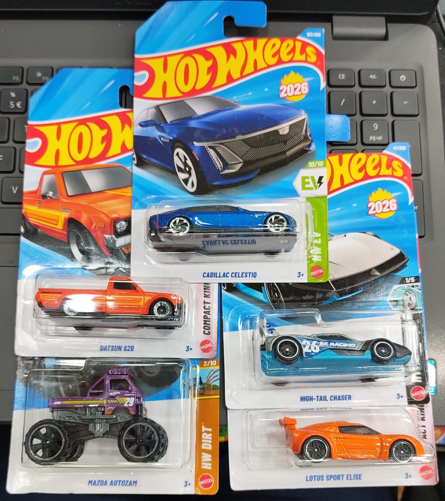 Hot Wheels Mainline - Combo Pack of 5 Cars - H Case 2026 - Long Card