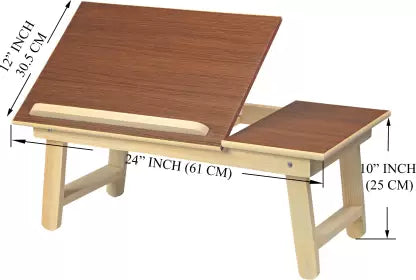 SIMARR Wood Portable Multipurpose Laptop Table For Kids - Multicolor