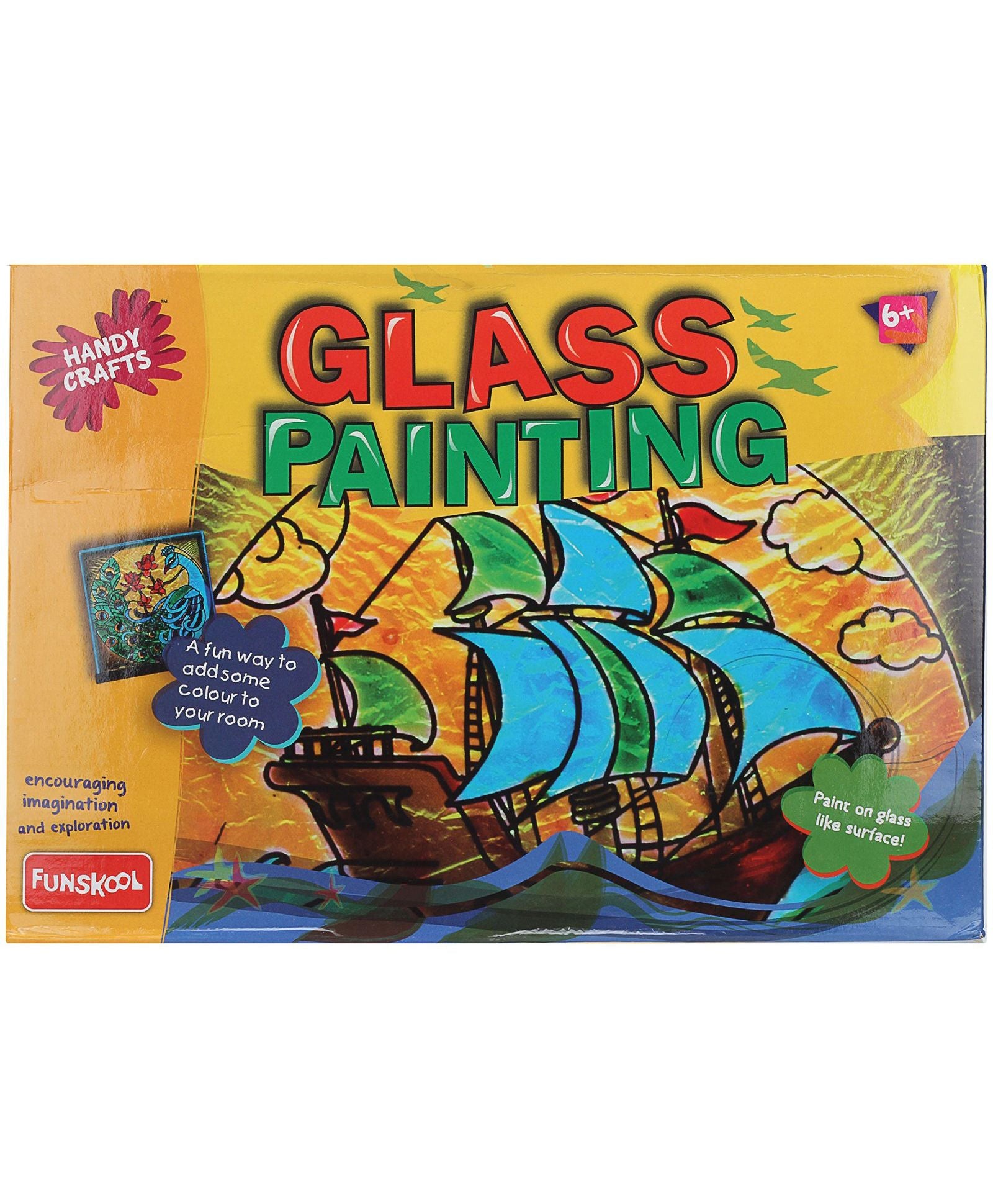 Funskool Glass Painting Kit Kidsinfy.in