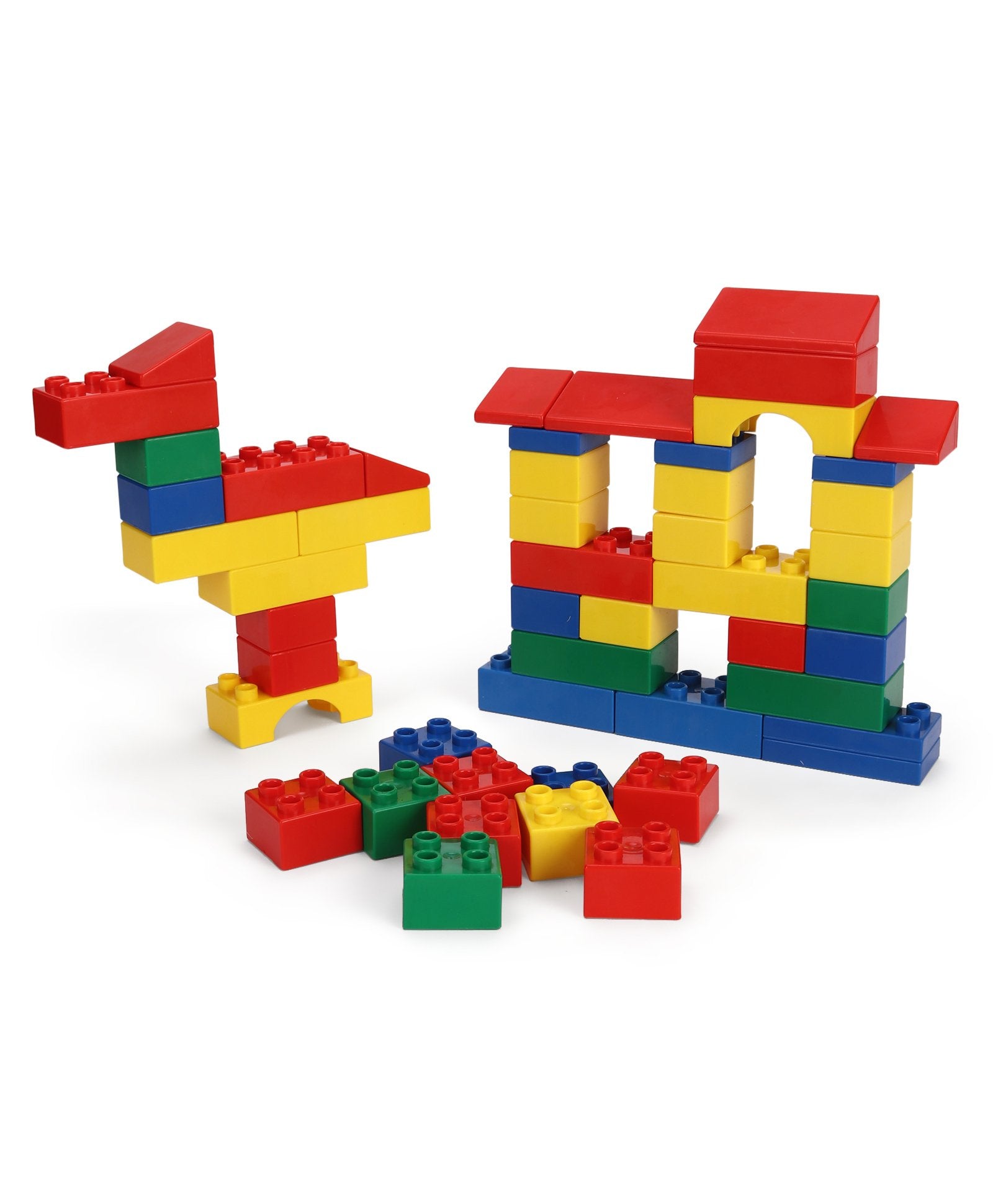Peacock Kinder Blocks 50 Pieces Kidsinfy.in