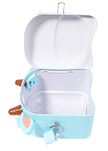 Kids Gullak Metal Cartoon (Cow) Character Piggy Bank – Fun & Durable Animal-Shaped Money Saving Box for Children