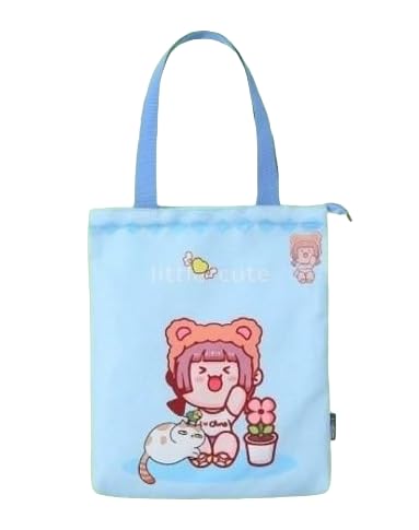 Kawaii-Q Accessories Little Cute Doll Tote Bags – Tuition Bag, Picnic Bag for Girls, Activity Bag, Lunch Bag, Shoulder Bag