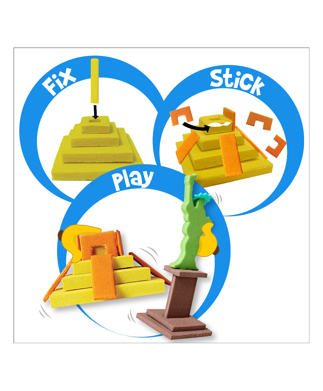 Imagimake Monuments Around the World - Multicolour