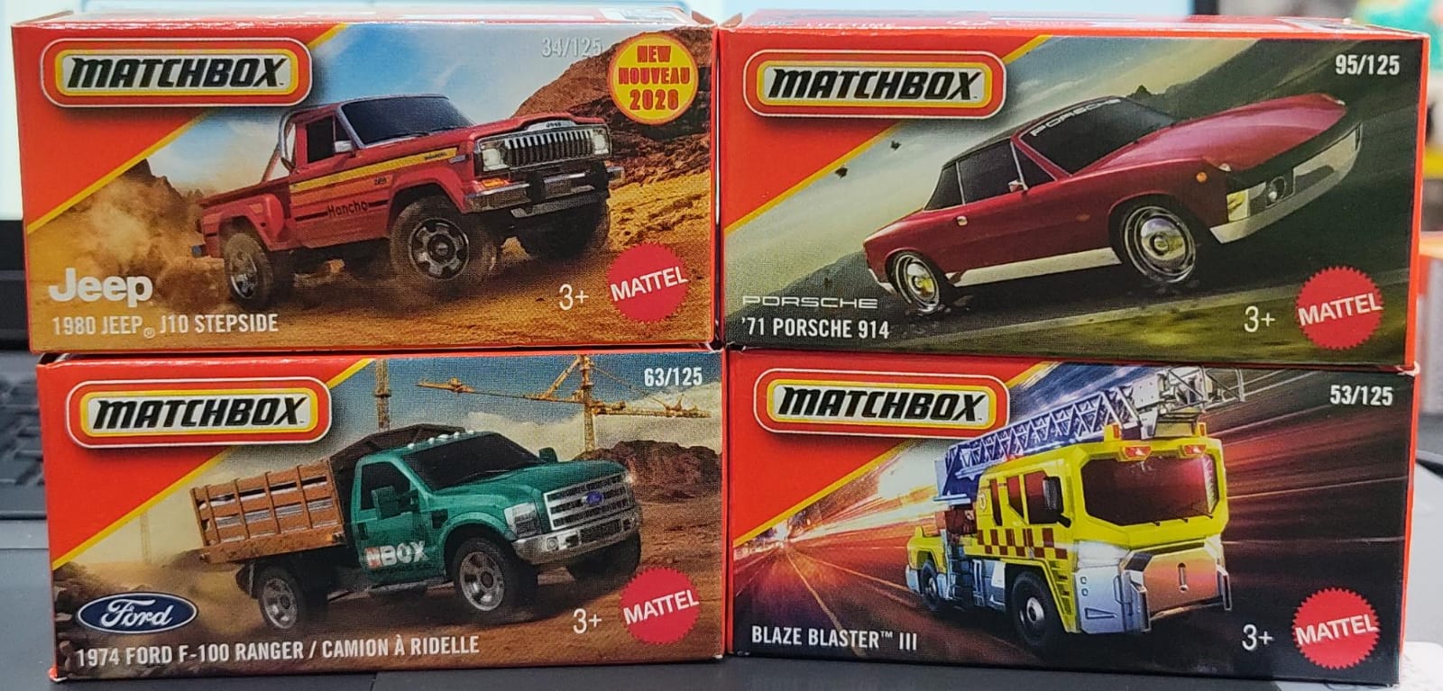 Matchbox Mainline - Combo Pack of 4 Cars - DNK70 - 002