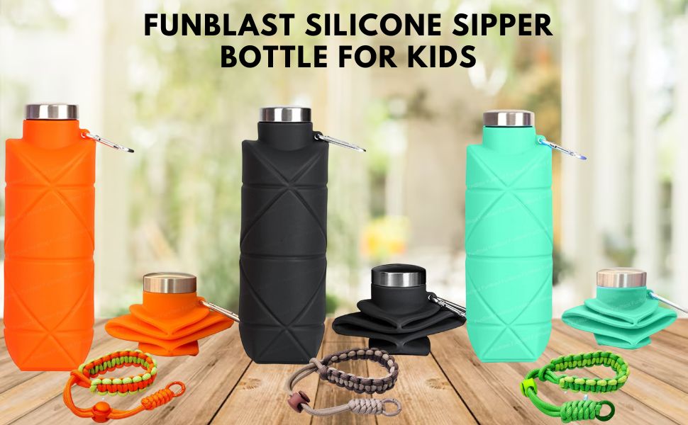 Single Foldable Water Bottle for Kids, Boys, Girls, and Adults (700ml)