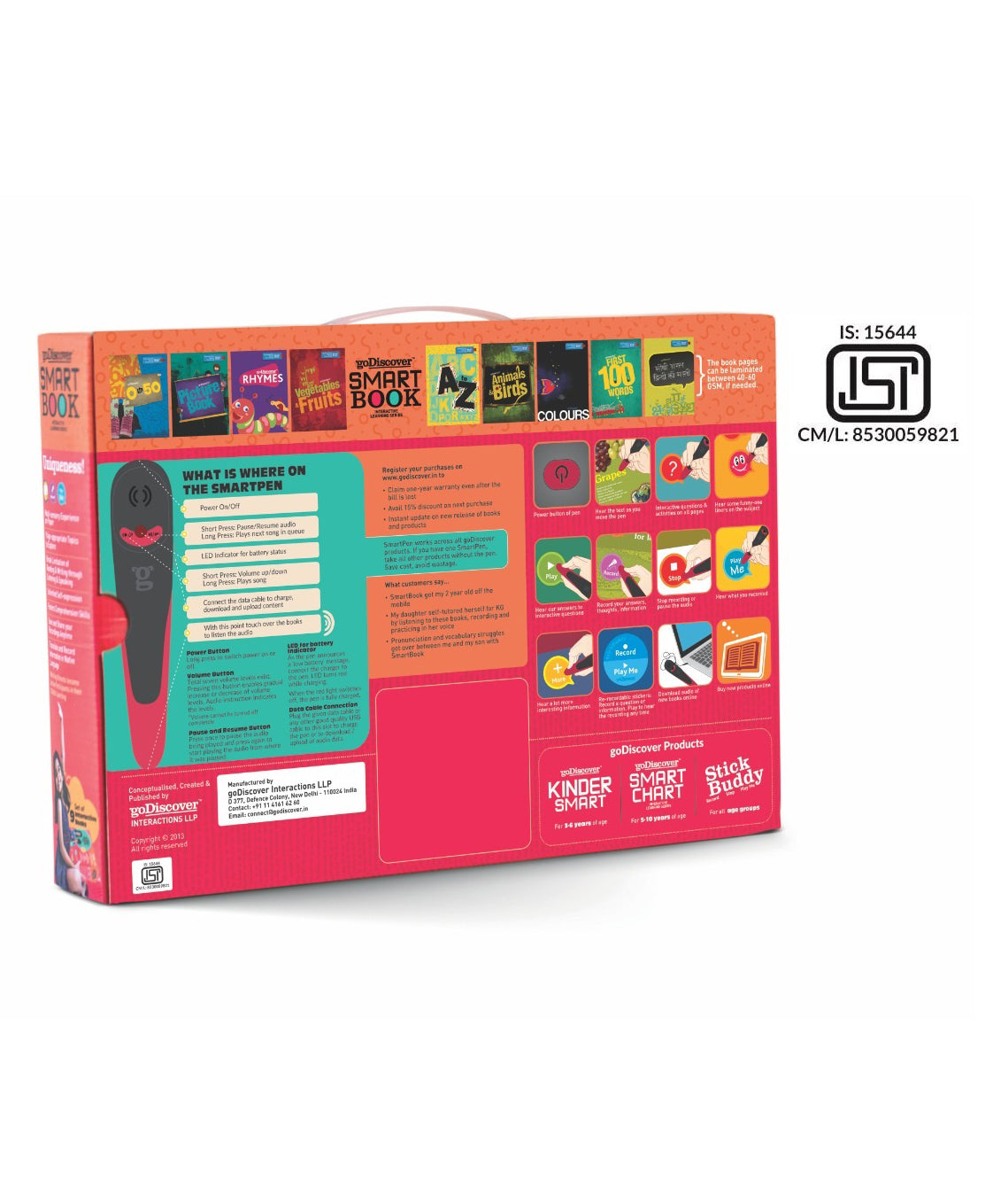 goDiscover Interactive Early Learning Smart Book - Set of 9