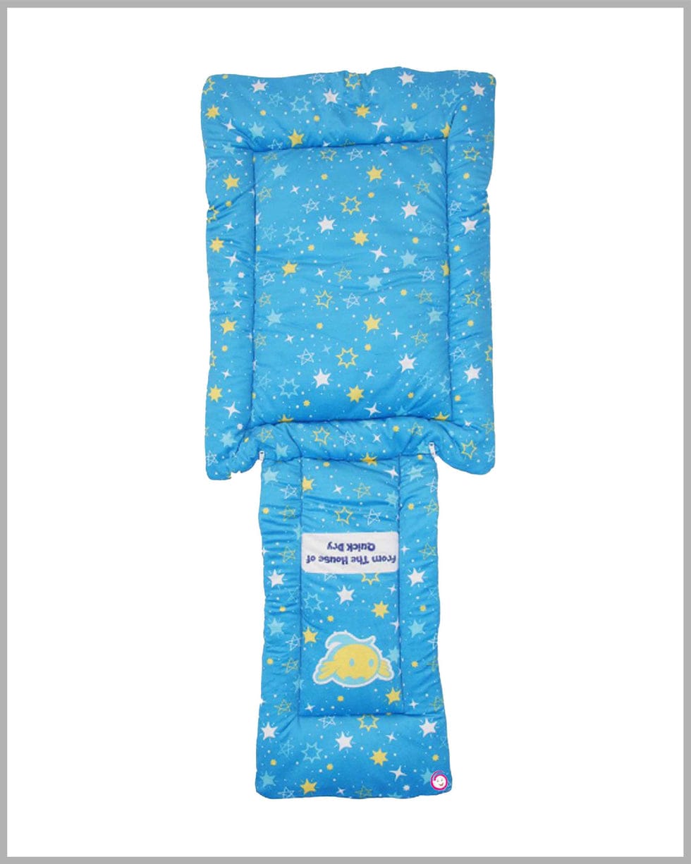 Quick Dry Baby Wrapper cum Carry Bed - Star Print