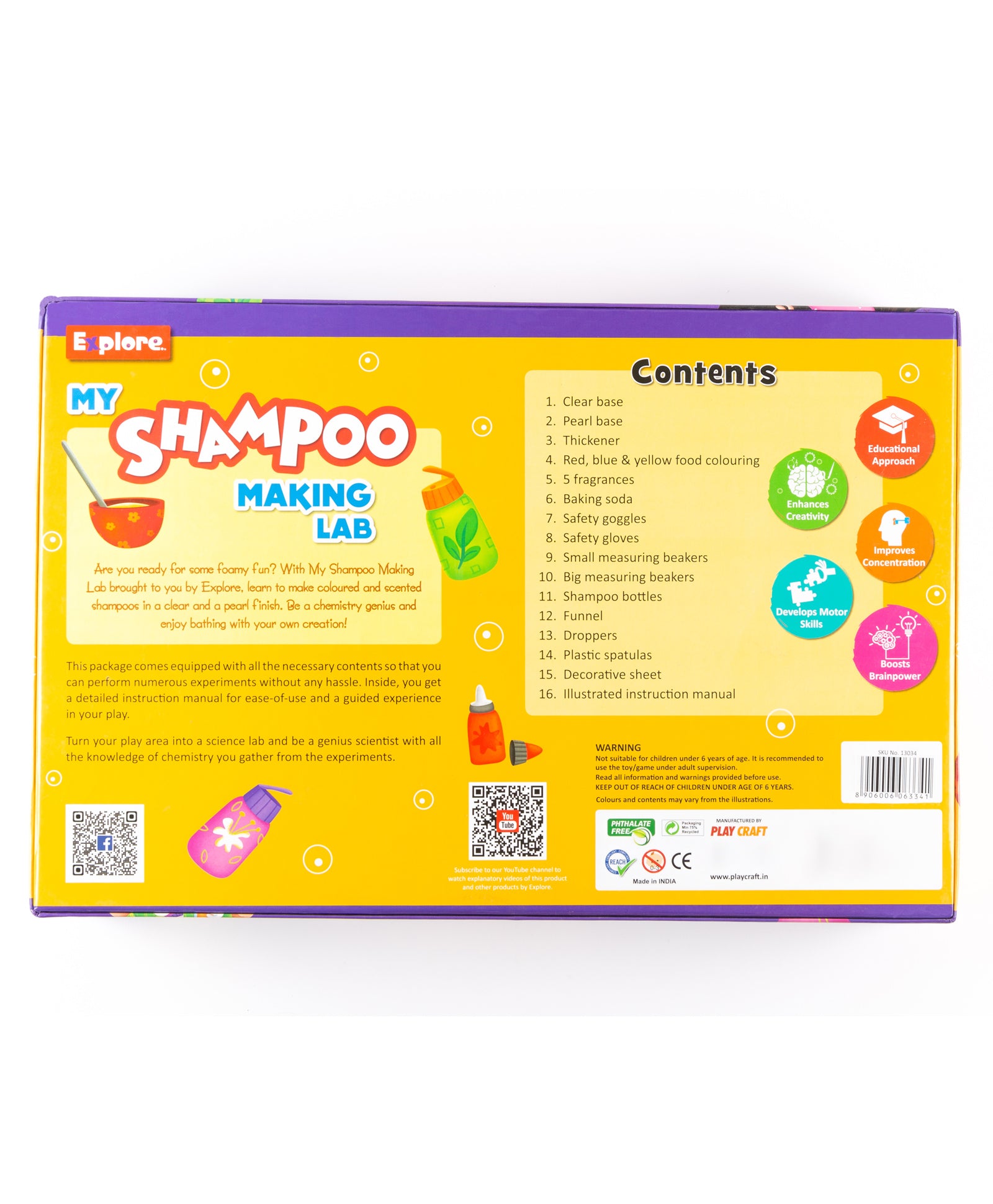Explore Learner Educational DIY My Shampoo Making Lab - Multicolor