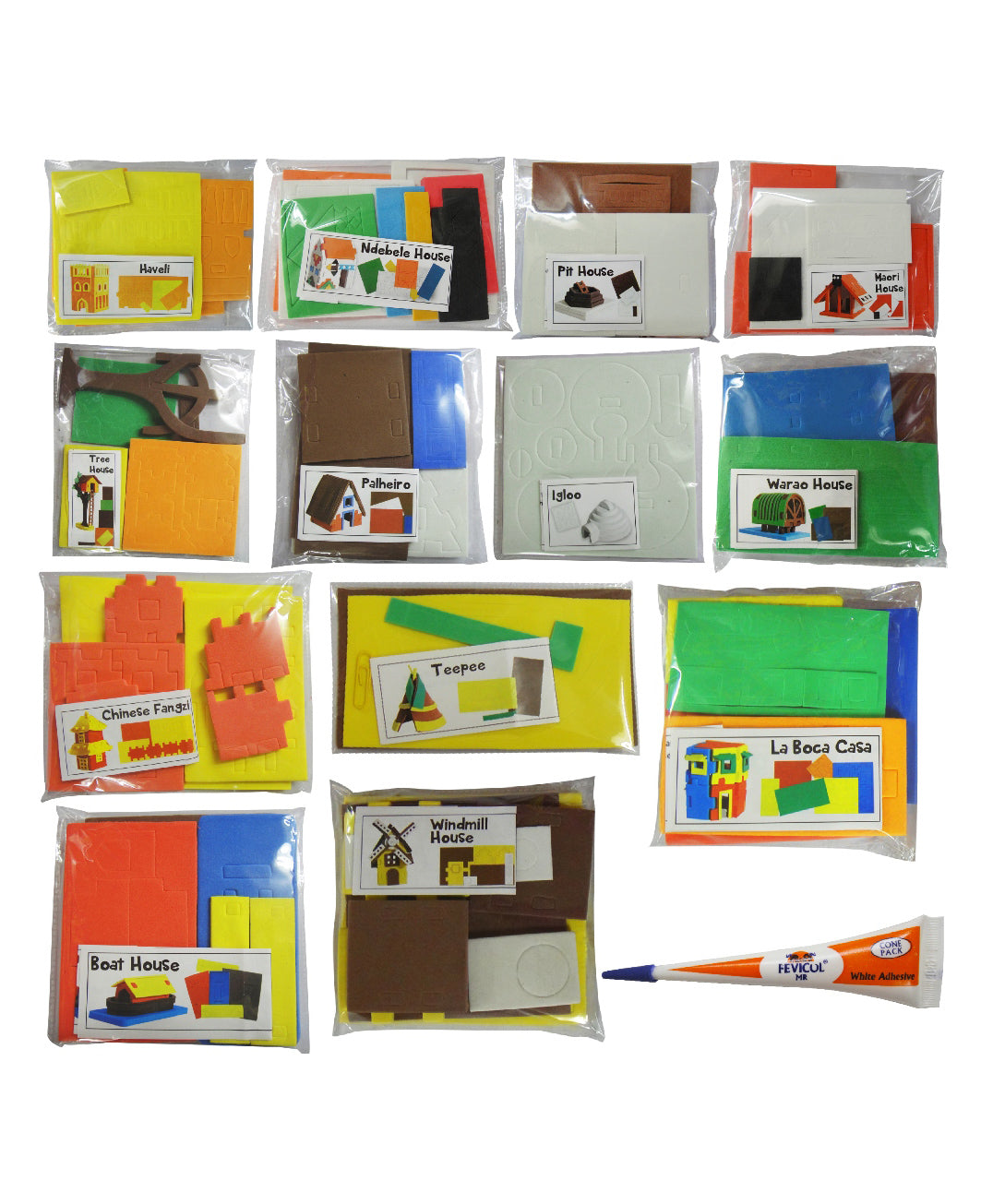 Imagimake Mapology House Around The World - Multicolor