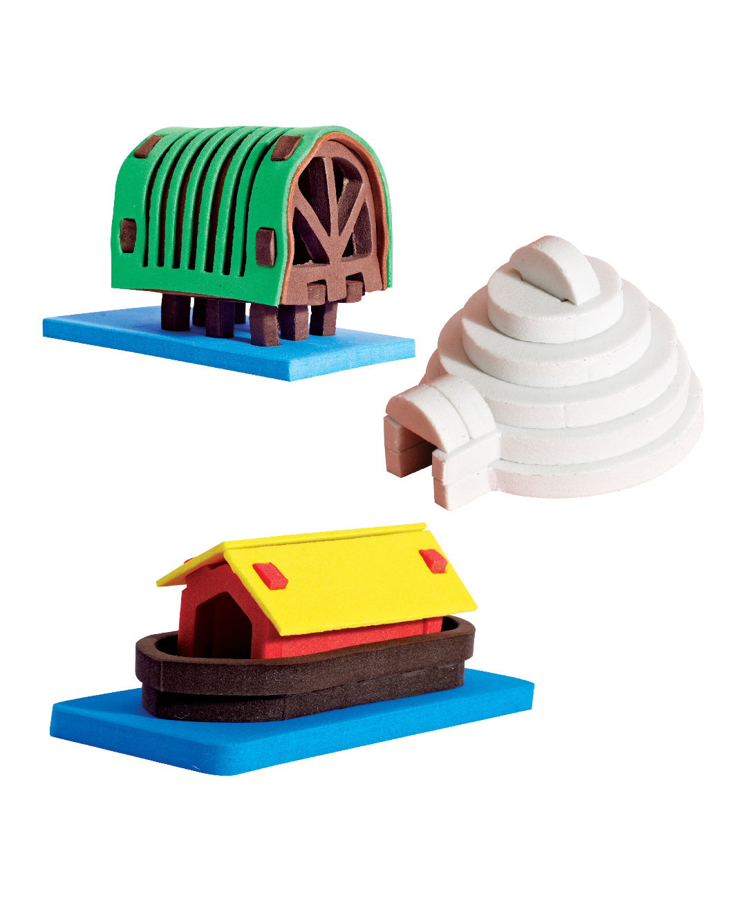 Imagimake Mapology House Around The World - Multicolor