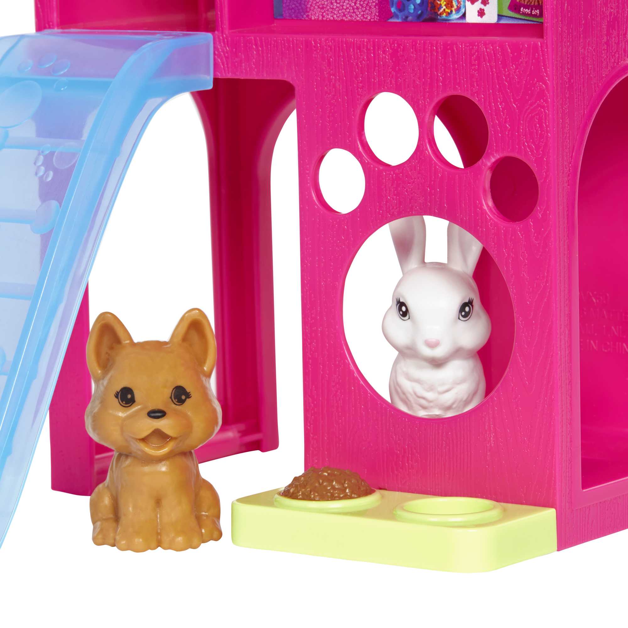 Barbie Doll and Pet Playhouse Playset - Multicolor