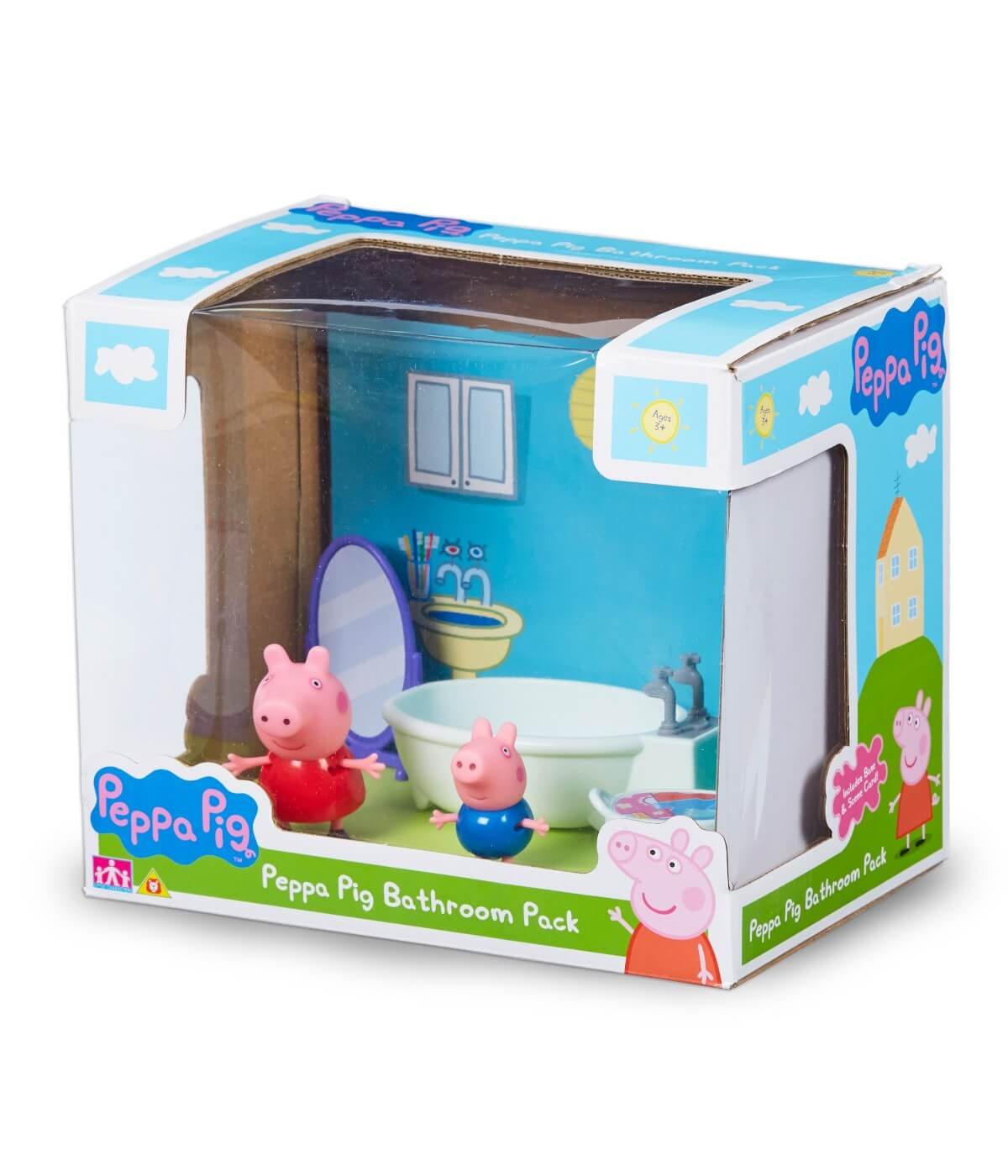 Peppa Pig - Scene Pack - Bathroom - Multicolor
