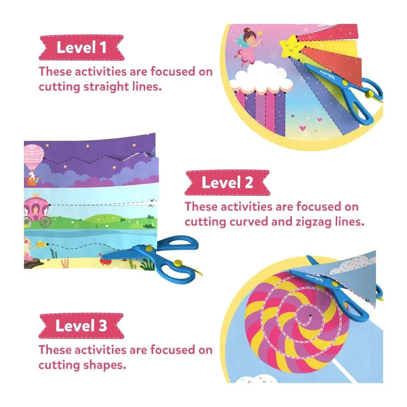 Skillmatics Snip Snip: Unicorns & Princesses | Multicolored