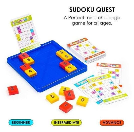 Ratnas Sudoku Quest Puzzle Game - Multicolor