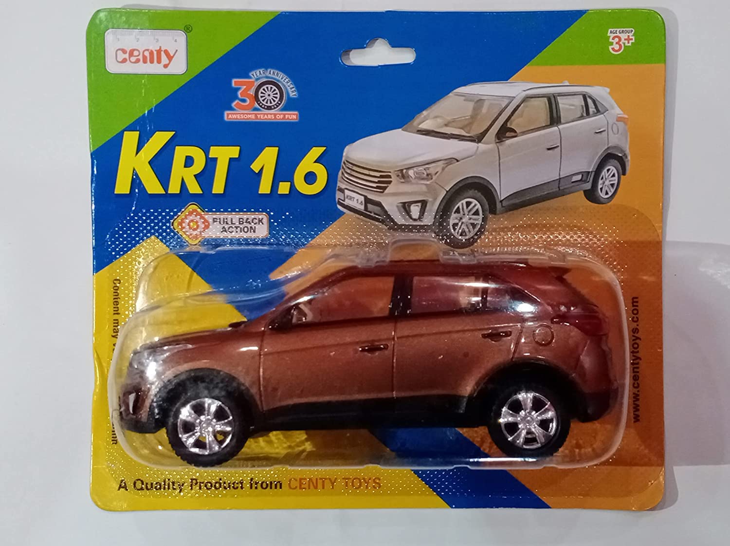 Centy Toys Plastic KRT 1.6 Toy, Pack of 1 - Multicolour - Color May vary