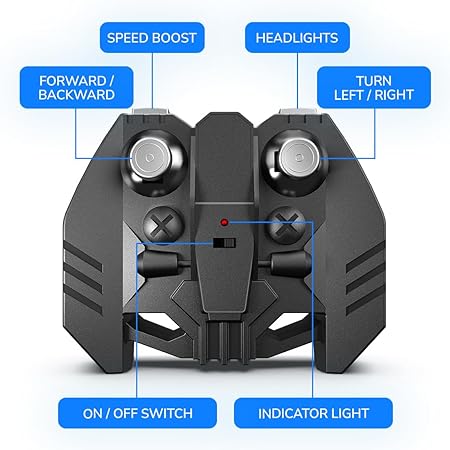 Mirana Chrome Tracer | Rechargeable High Speed Racing RC Car | On Click Nitro Boost | Remote Control Car Toys for Kids | Limited Edition | Multicolor