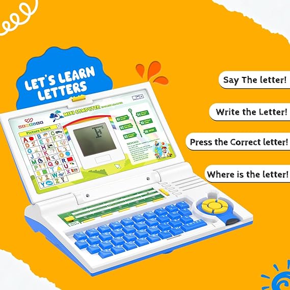 Seedo Wembley Educational Kids Laptop for Kids Computer Toys | Activity Learning | Multicolor