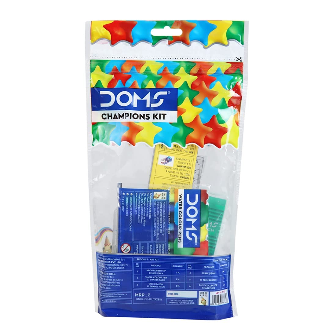 DOMS Champions Kit - Multicolor - Pack of 4 Pcs