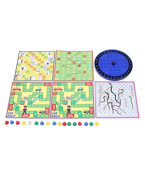 Ratna's Fun 6 - Set of 6 Unique Games - Multicolor