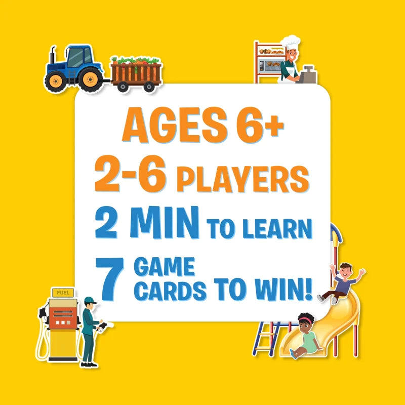 Guess in 10: All Around The Town | Trivia card game (ages 6+)