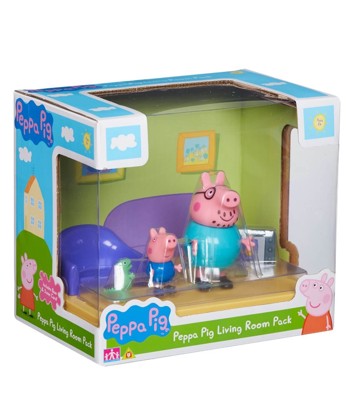Planet Superheroes Peppa Pig - Scene Pack - Living Room - Multicolor