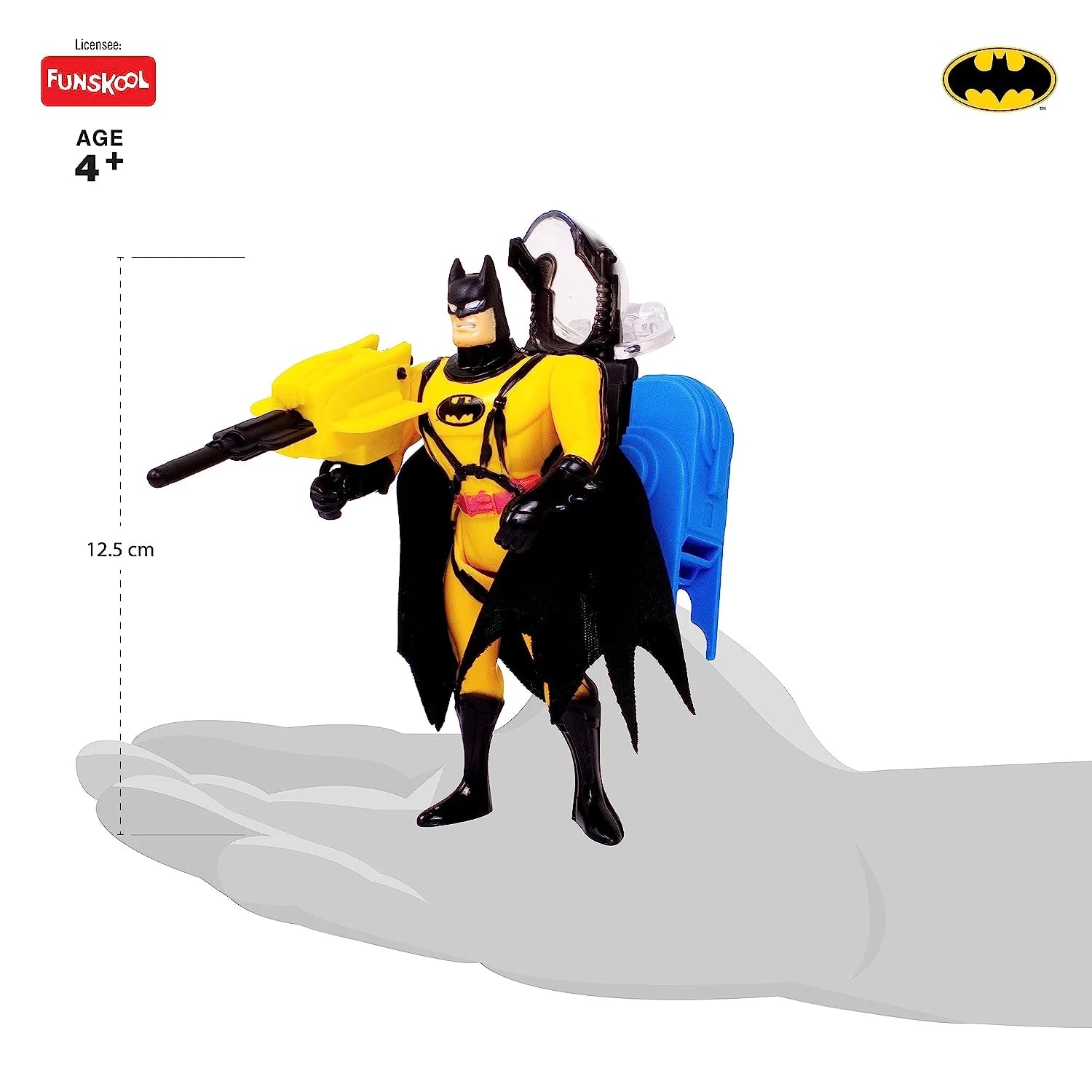 Funskool Rocket Pack Batman - Black & Yellow
