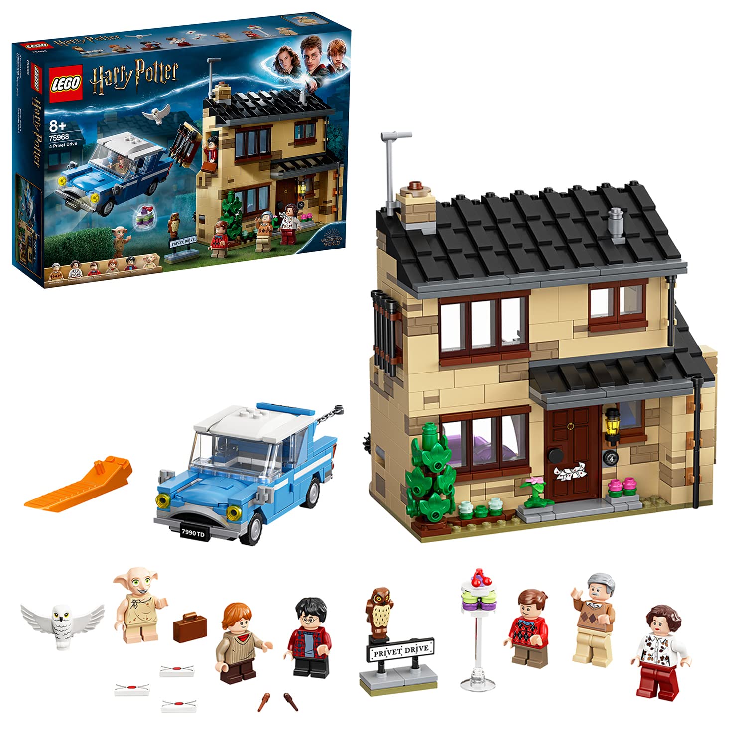 LEGO  75968 Harry Potter 4 Privet Drive Building Kit - Multicolor (Box Damaged)