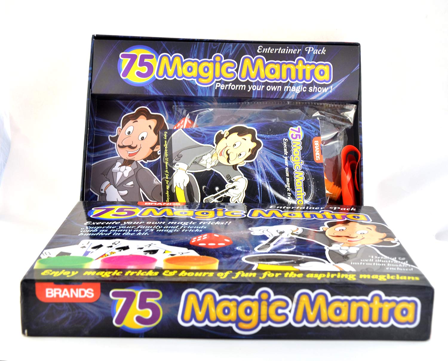 75 magic mantra - Magic kit trick set for kids gift - Multicolor