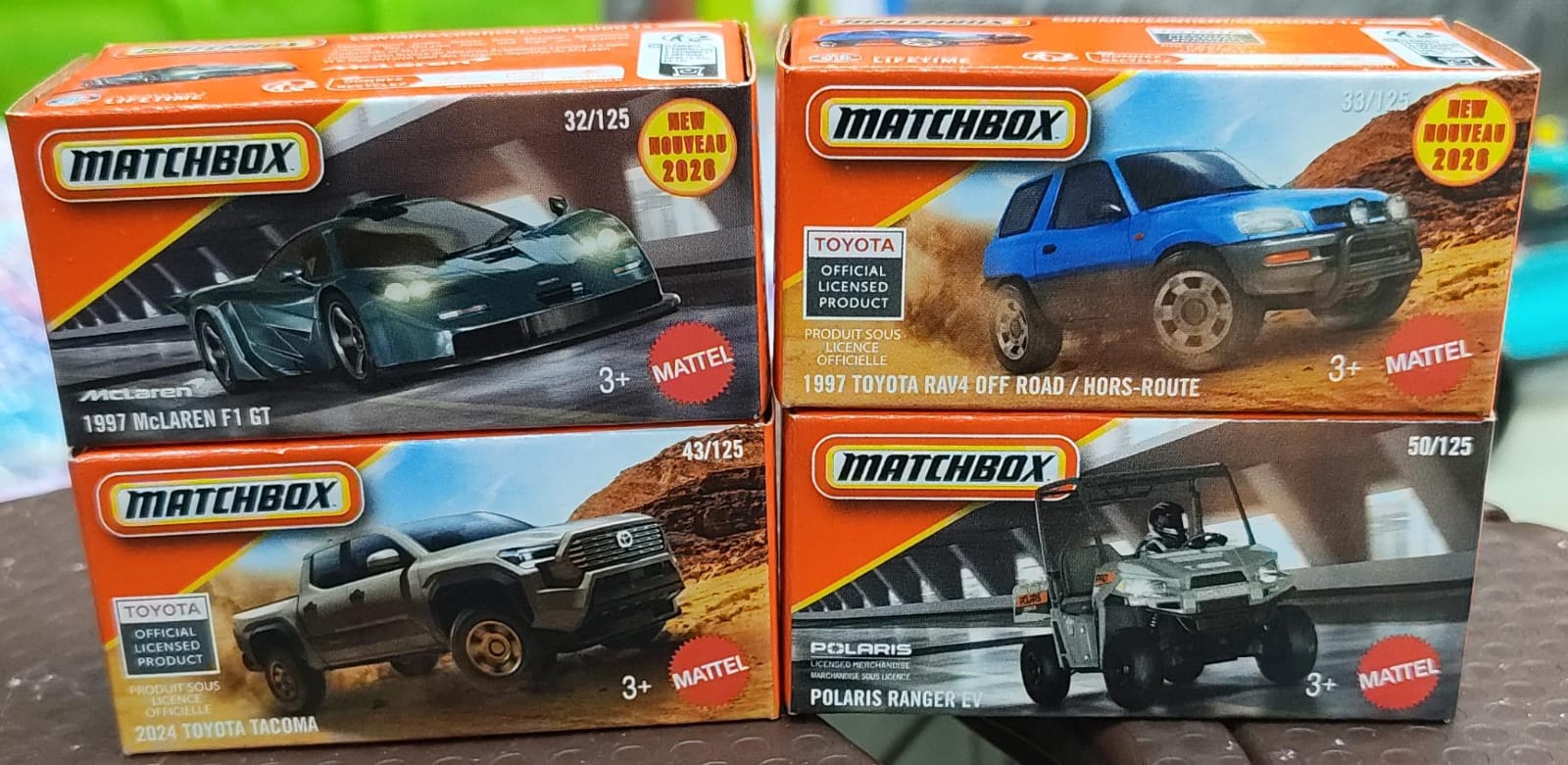 Matchbox Mainline - Combo Pack of 4 Cars - DNK70 - 001