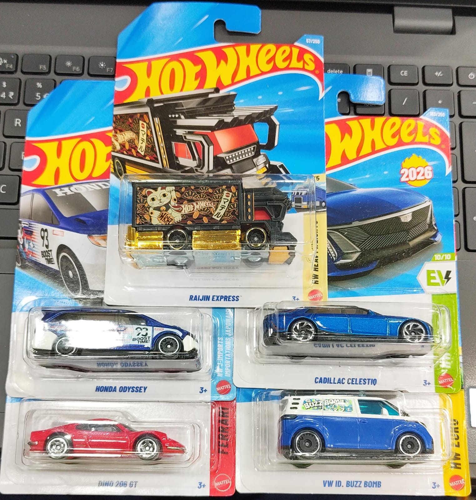 Hot Wheels Mainline - Combo Pack of 5 Cars - H Case 2026 - Long Card