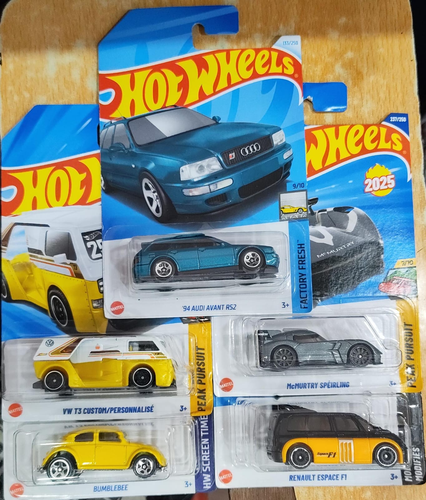 Hot Wheels Mainline - Mix Combo Pack of 5 Cars - Long Card_001