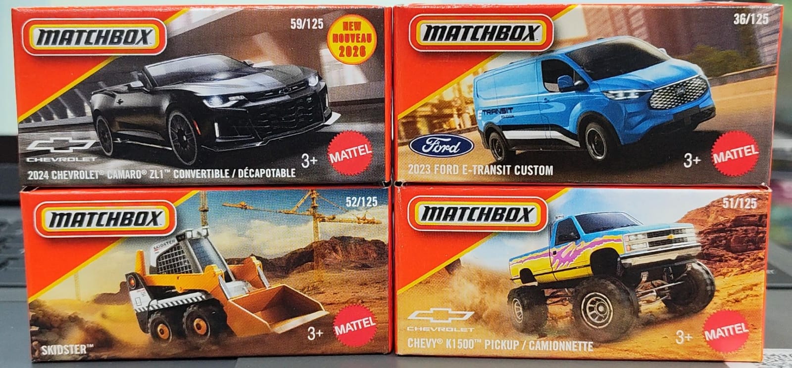 Matchbox Mainline - Combo Pack of 4 Cars - DNK70 - 002