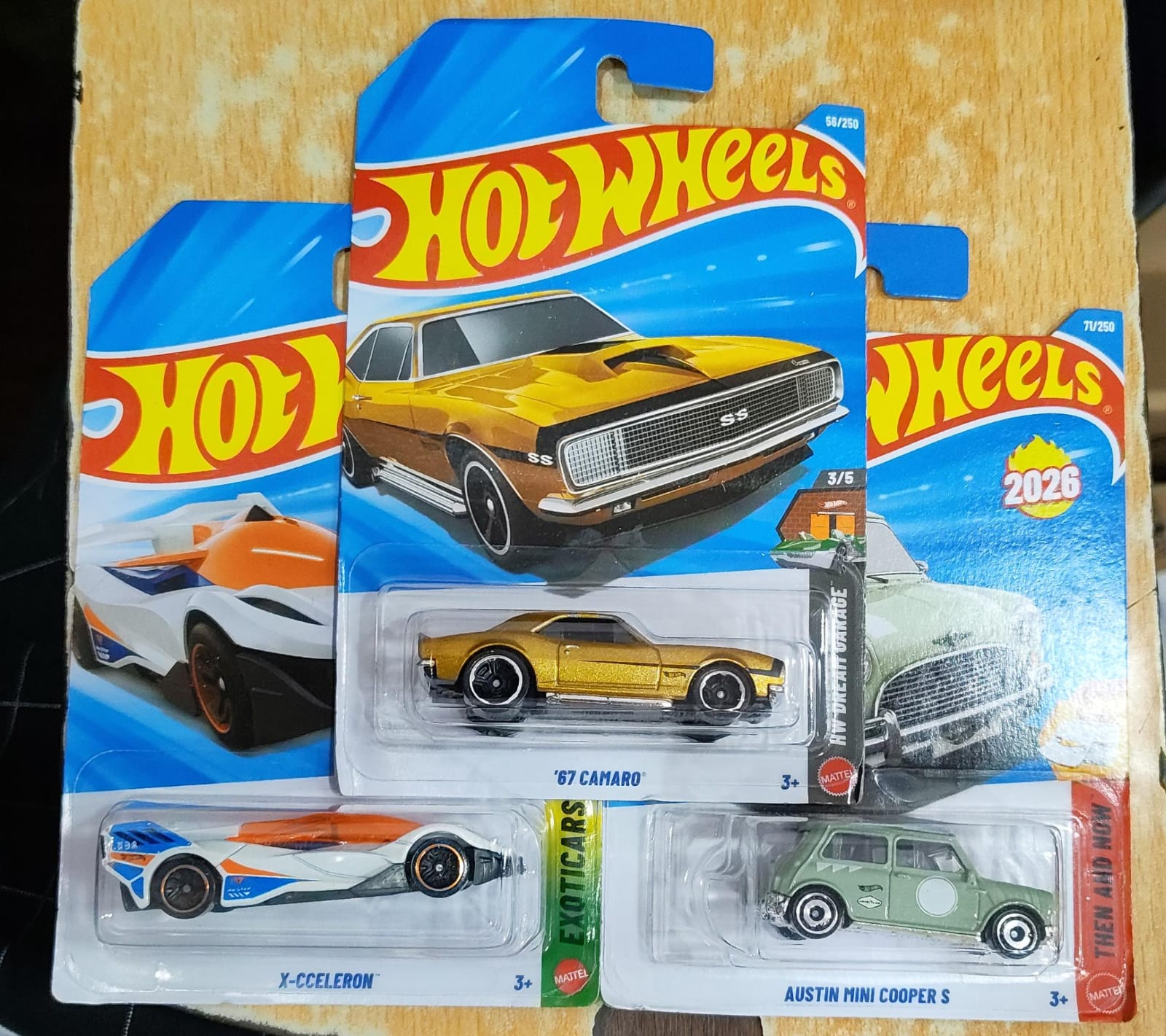 Hot Wheels Mainline - D Case 2026 - Combo Pack of 3 Cars