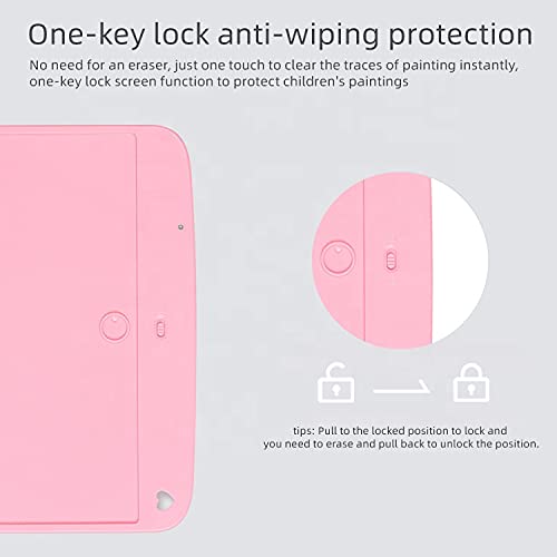 12 inch LCD Writing Tablet, Best Gift Electronic Drawing and Writing Board for Kids & Adults - Multicolor