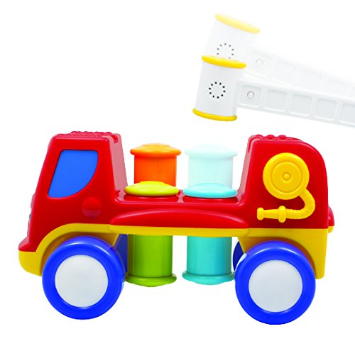 Giggles Funskool - Peg Basher Fire Engine - Multicolor