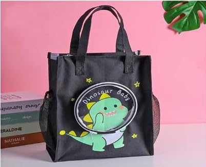 Hand Bag for Women, Girls, and Children – Multi-Purpose Waterproof Portable Carrying Bag, Tote Bag, File Bag, Lunch Bag, Office Bag, Double Layer Zipper Bag