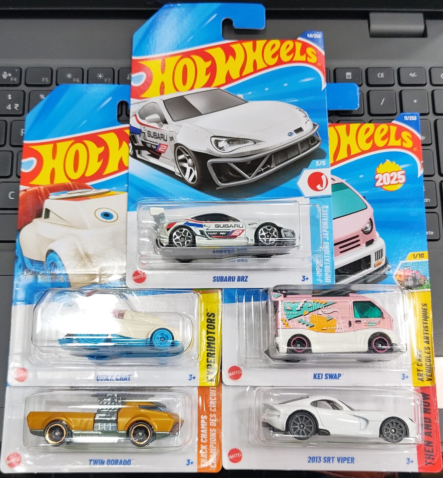 Hot Wheels Mainline - Combo Pack of 5 Cars - Long Card - M Case 2025