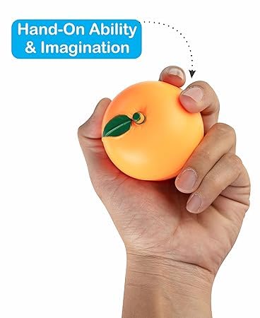 Itoy's Fruit Cutting Play Toy Set with a toy knife, encouraging creativity, fine motor skills, and healthy eating habits