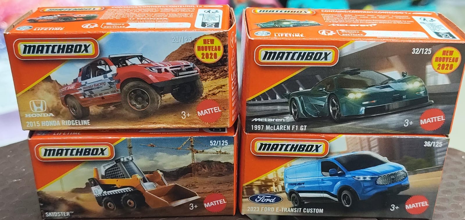 Matchbox Mainline - Combo Pack of 4 Cars - DNK70 - 001