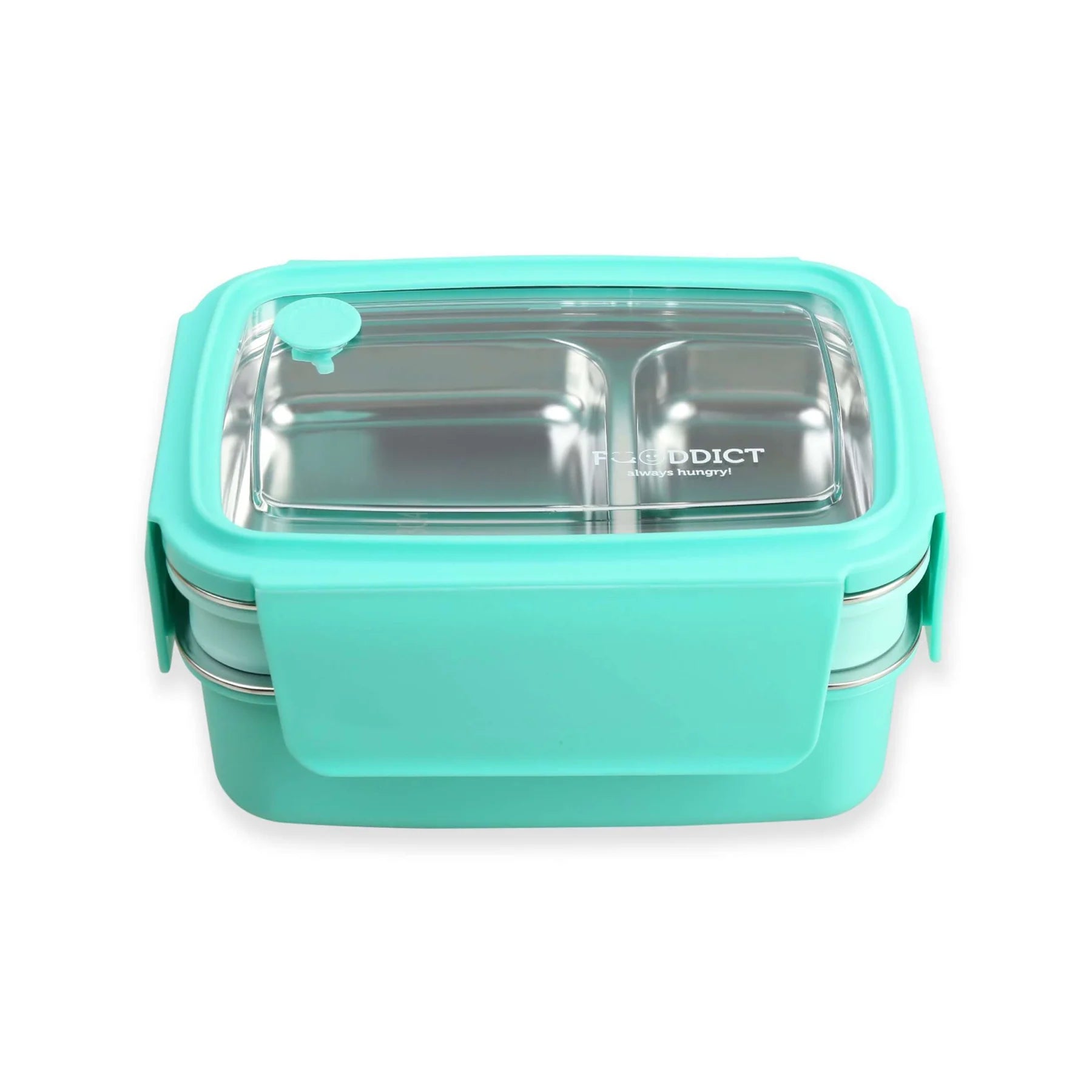 Insulated 2 Layer Stainless Steel Lunch Box - Assorted - Color May Vary