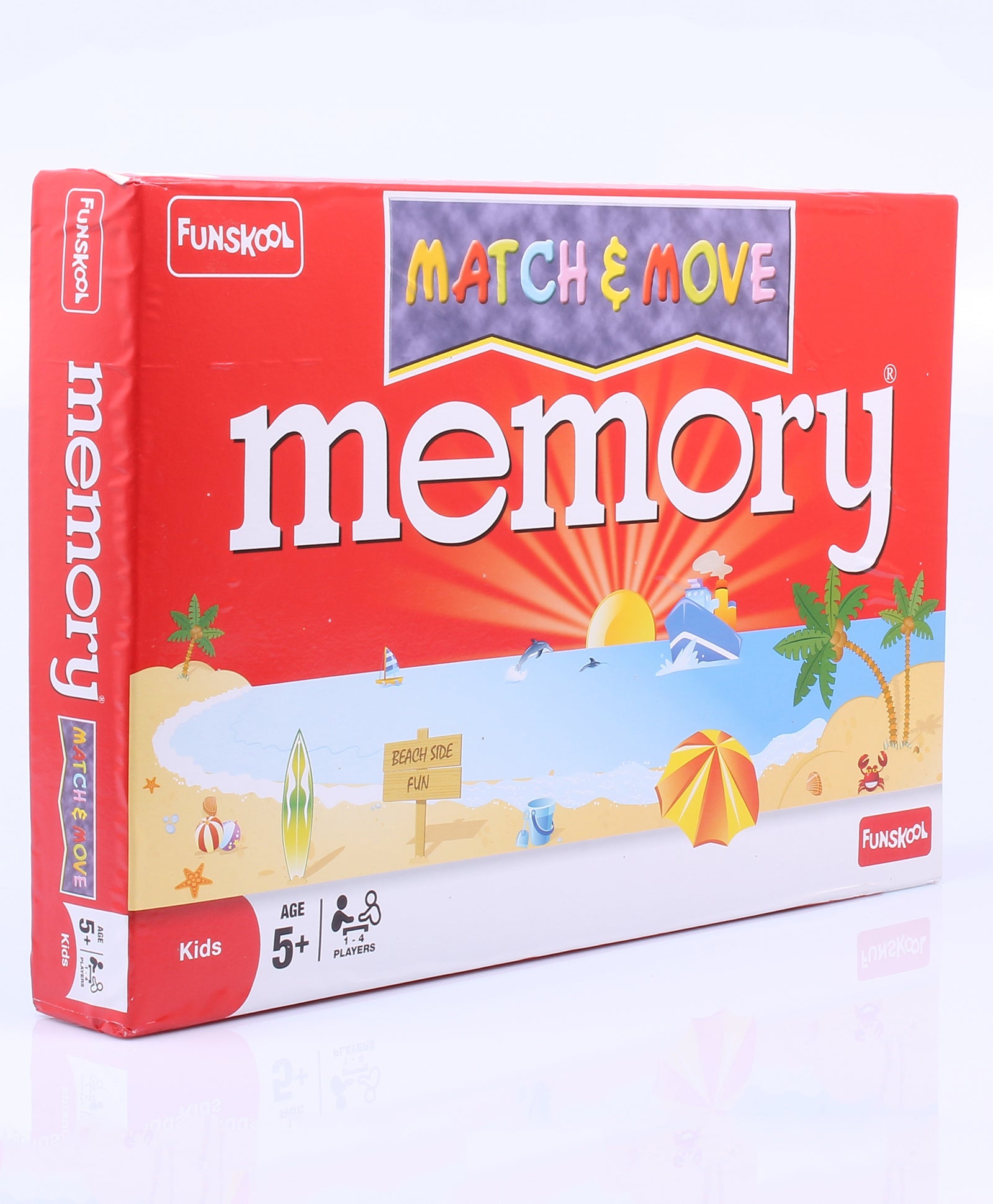Funskool Memory Match & Move - For 5+ Years, Multicolor